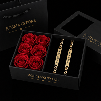 Engraved Bracelets Gift Set