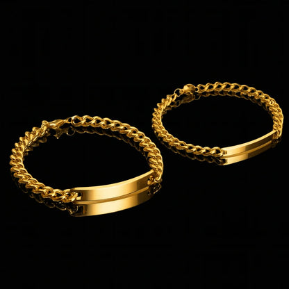Engraved Bracelets Gift Set