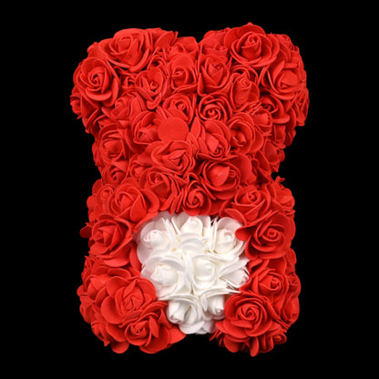 Rose Bear™ — Handcrafted Foam Rose Keepsake